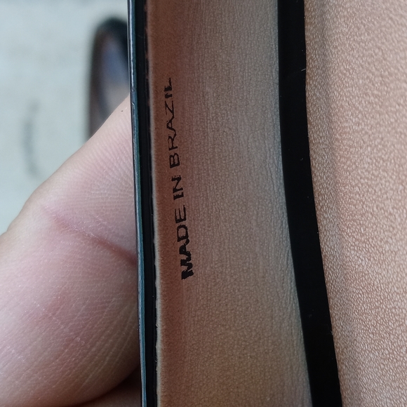 POUR LA VICTOIRE Black Patent Leather Heels Pumps Size 8.5 - Picture 9 of 9